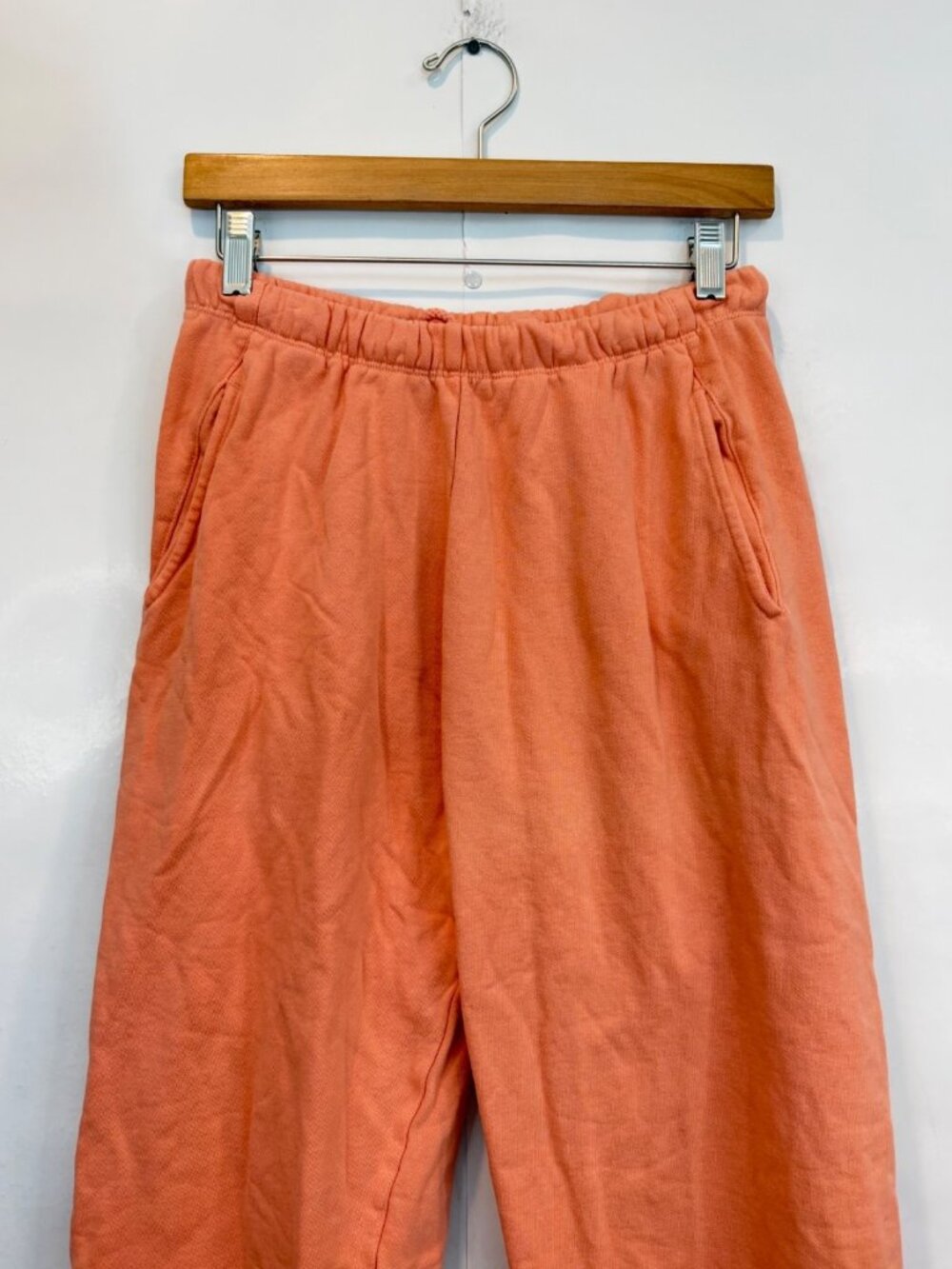 Spiritual Gangster Women's Coral Orange Jogger Sweatpant Size Medium 100% Cotton - Picture 3 of 7
